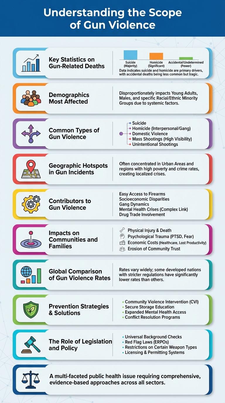 Infographic Highlighting the Impact of Gun Violence