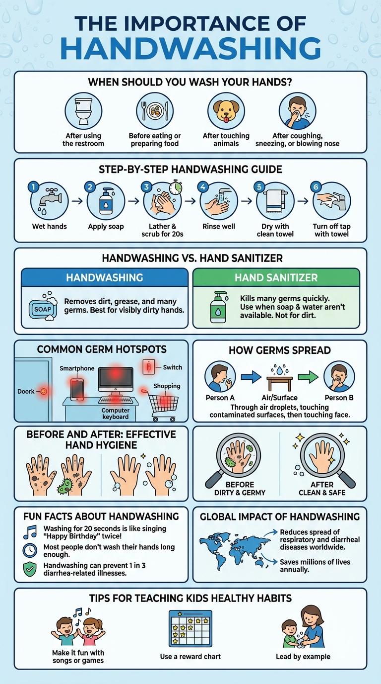 Infographic About Proper Handwashing Techniques