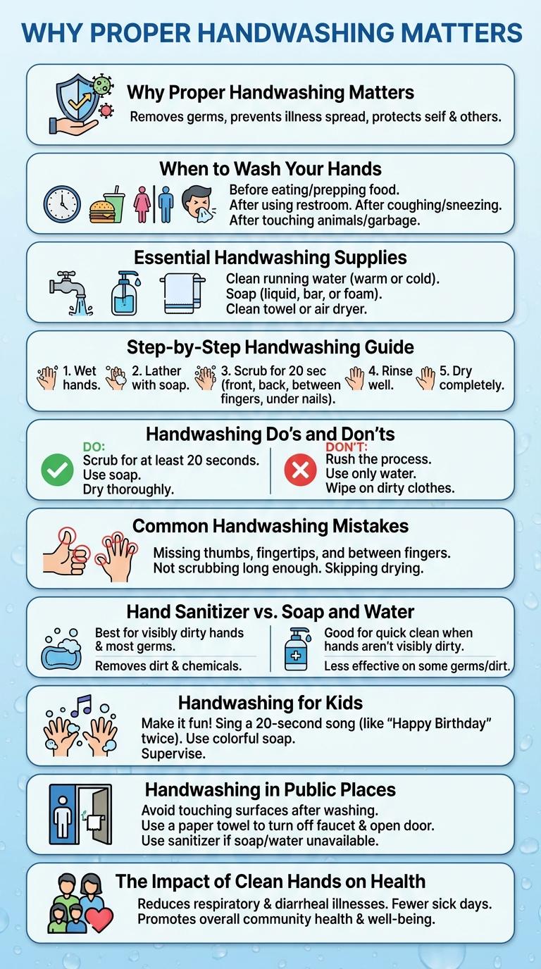 Infographic: Proper Handwashing Techniques