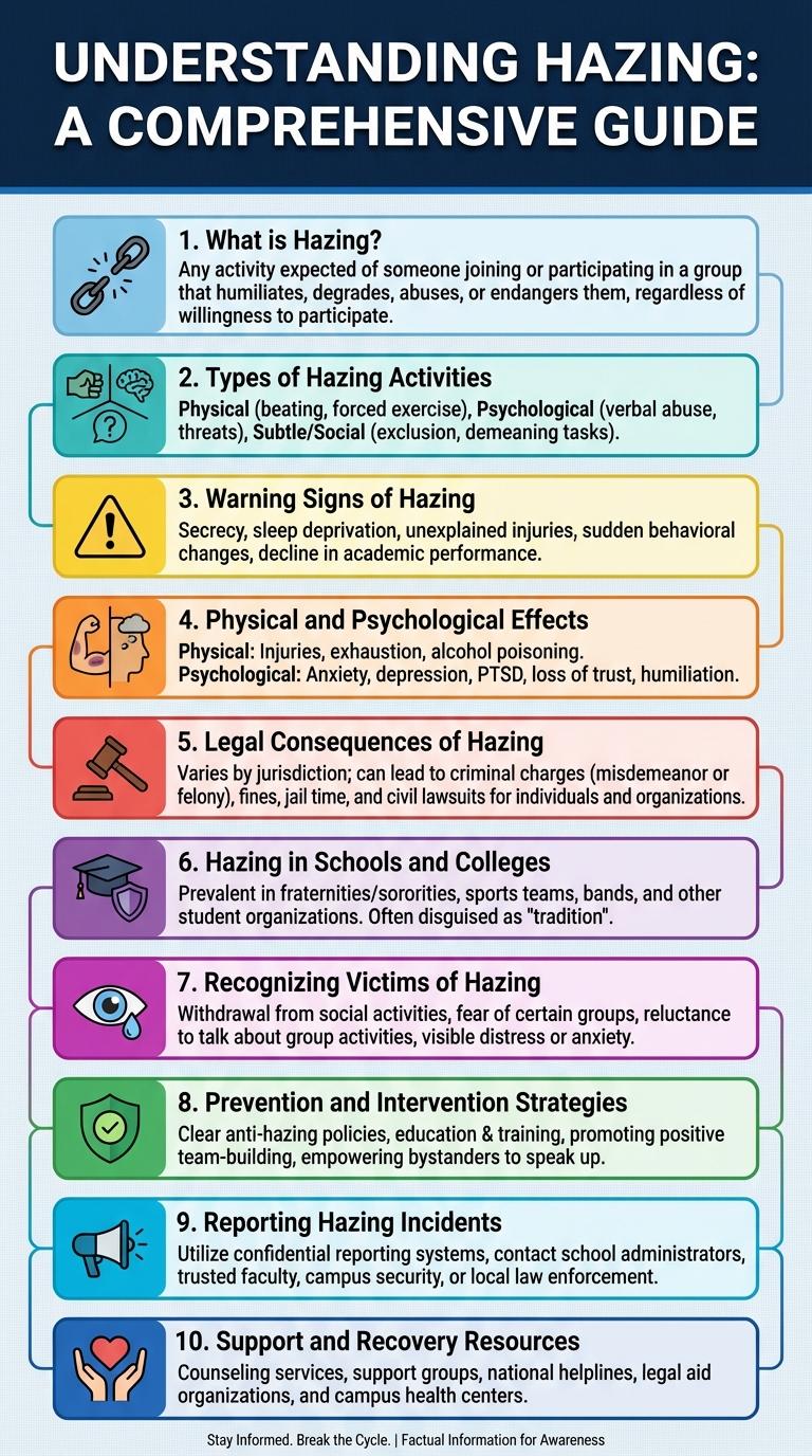 Infographic: Understanding Hazing and Its Consequences