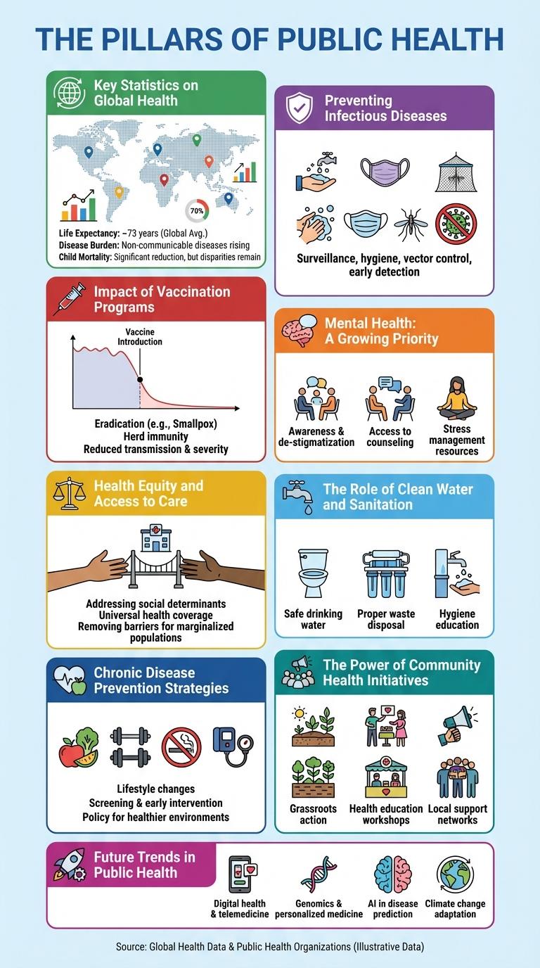 Infographic on Public Health: Key Facts and Insights