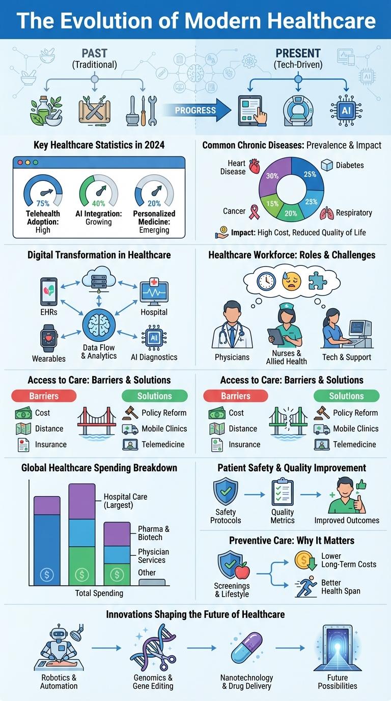 Infographic About Healthcare: Key Facts and Statistics