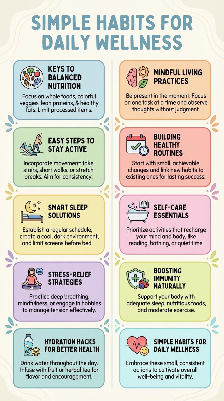 Infographic: Essential Tips for a Healthy Lifestyle