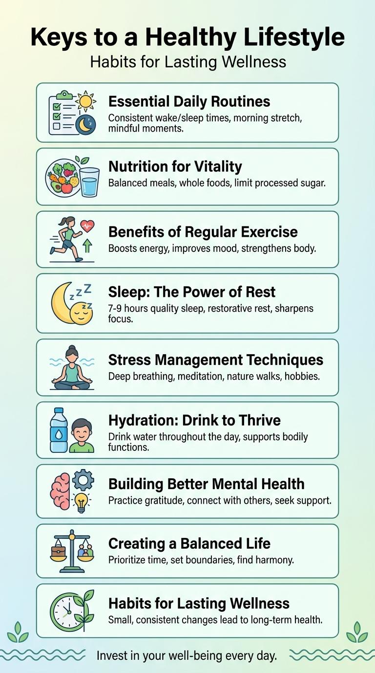 Infographic: Tips for Maintaining a Healthy Lifestyle
