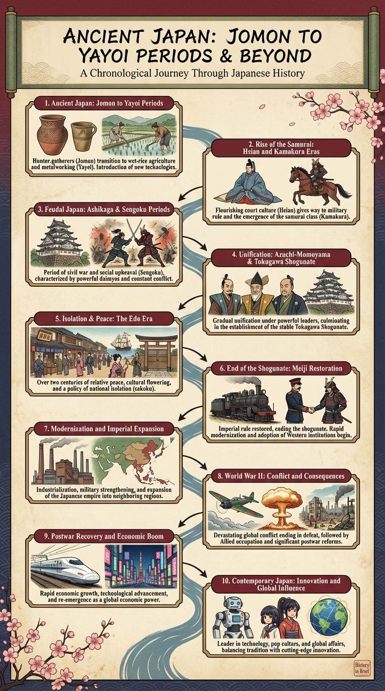 Infographic: The History of Japan