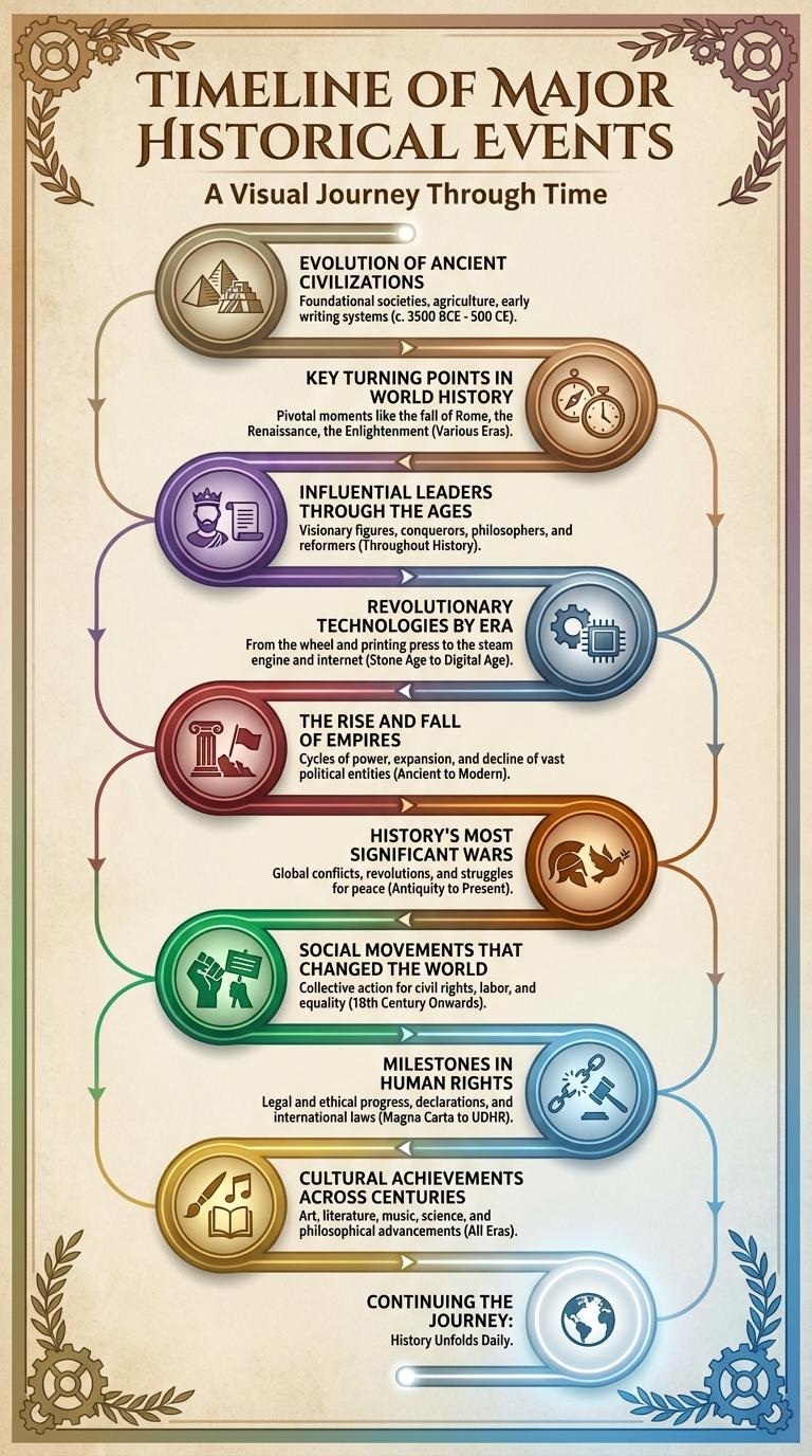 Infographic on the History of Civilization