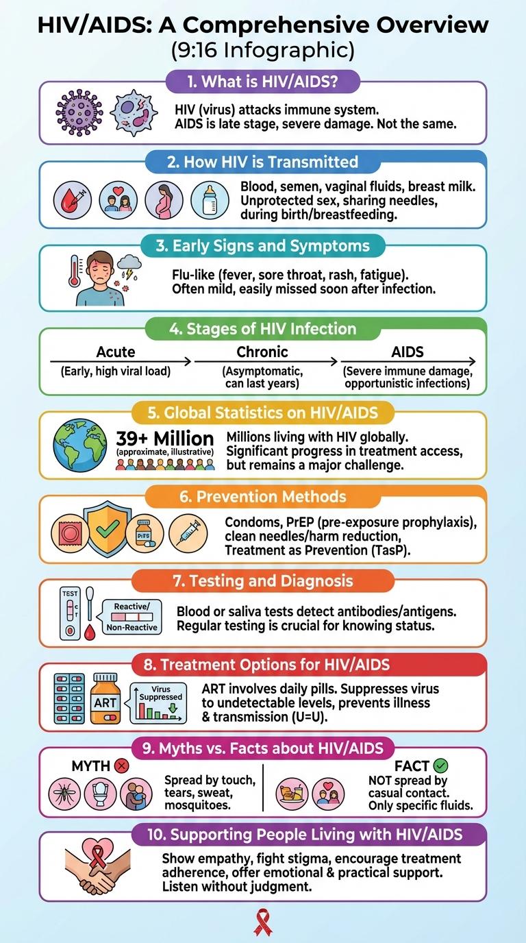 Informative Infographic About HIV/AIDS