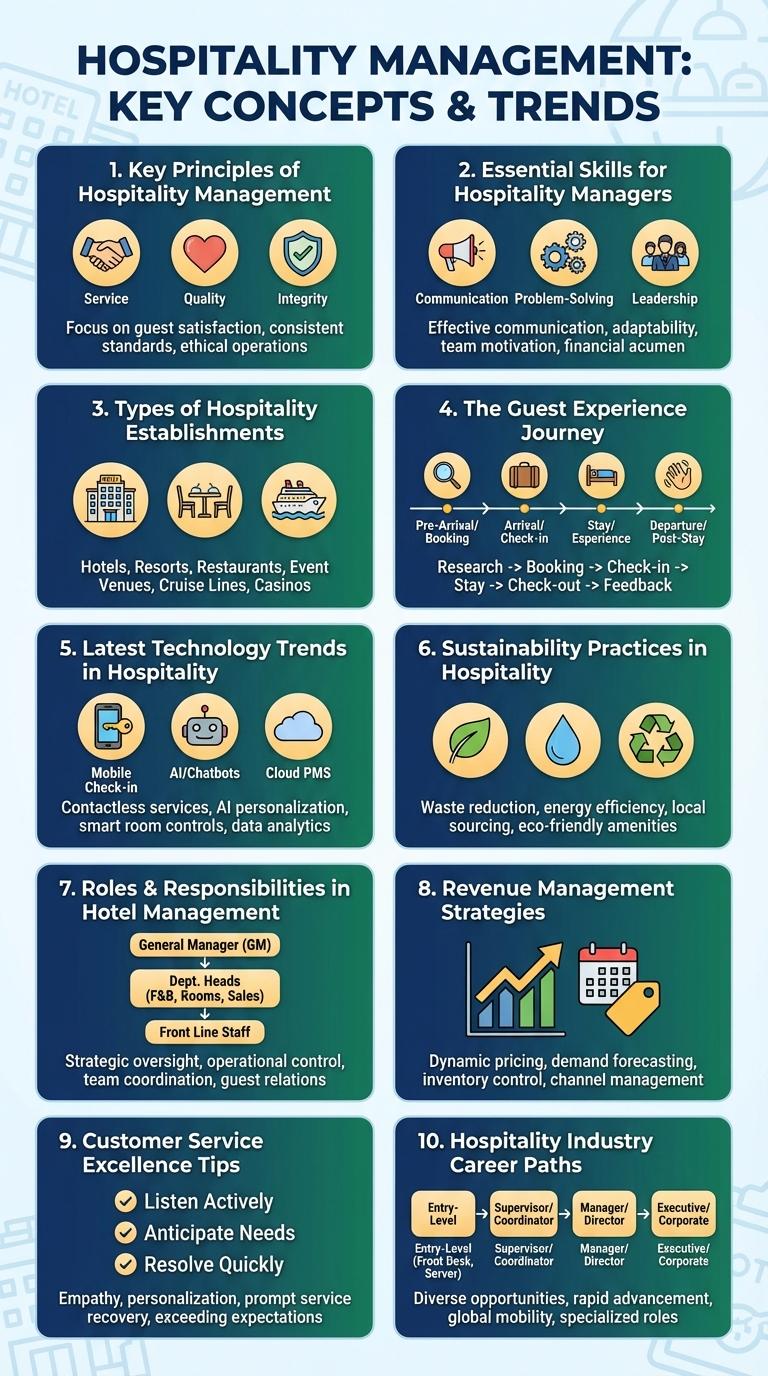 Infographic: Key Insights into Hospitality Management
