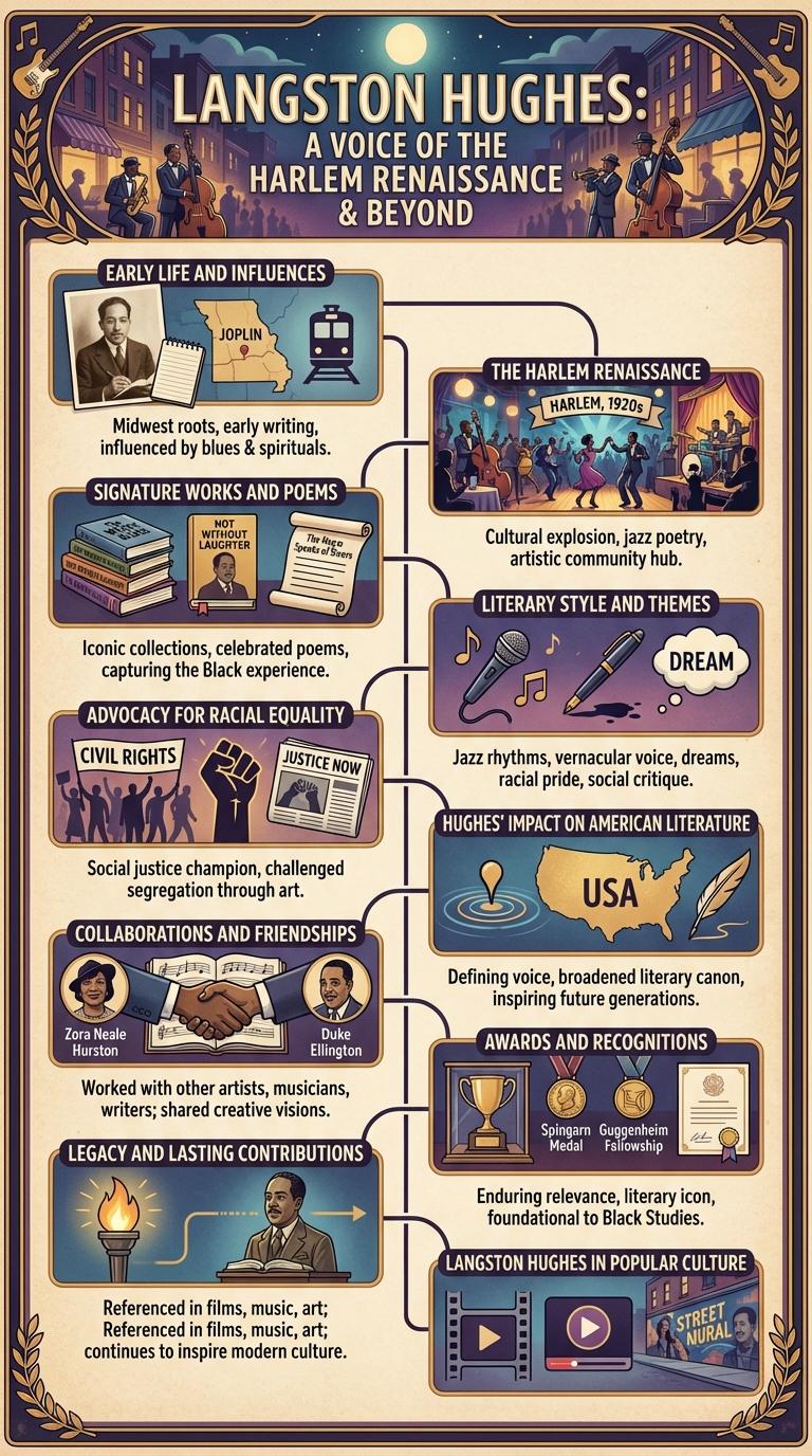 Infographic: The Life and Legacy of Langston Hughes