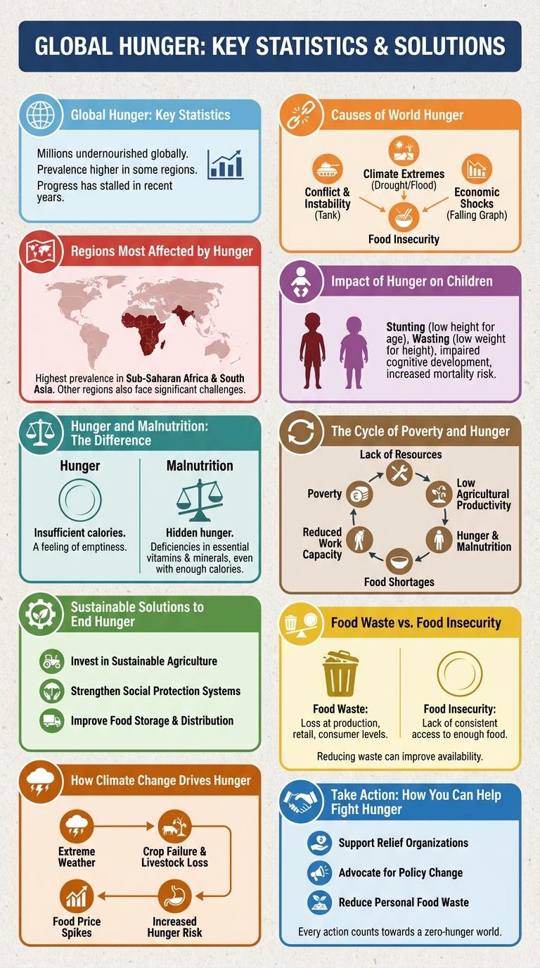 Infographic About Hunger: Key Facts and Solutions