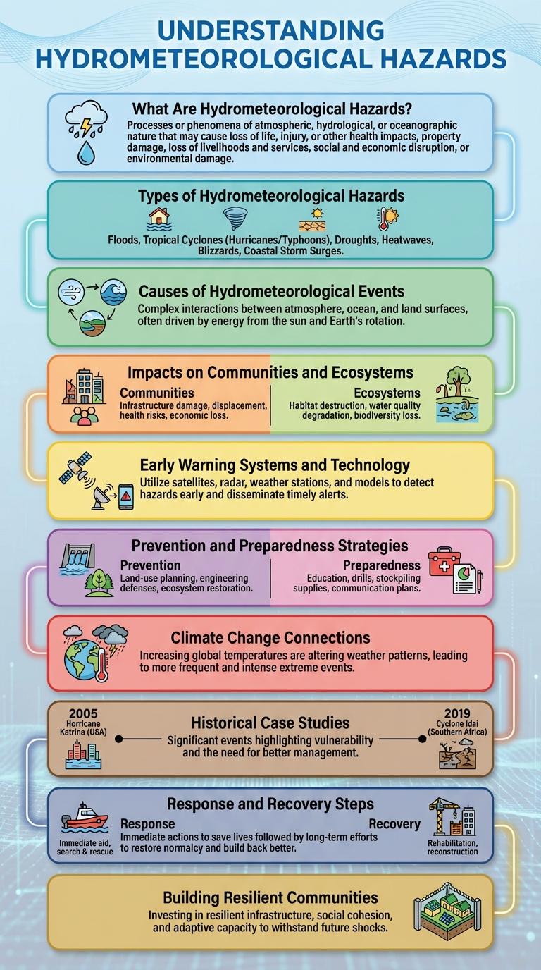 Infographic on Hydrometeorological Hazards
