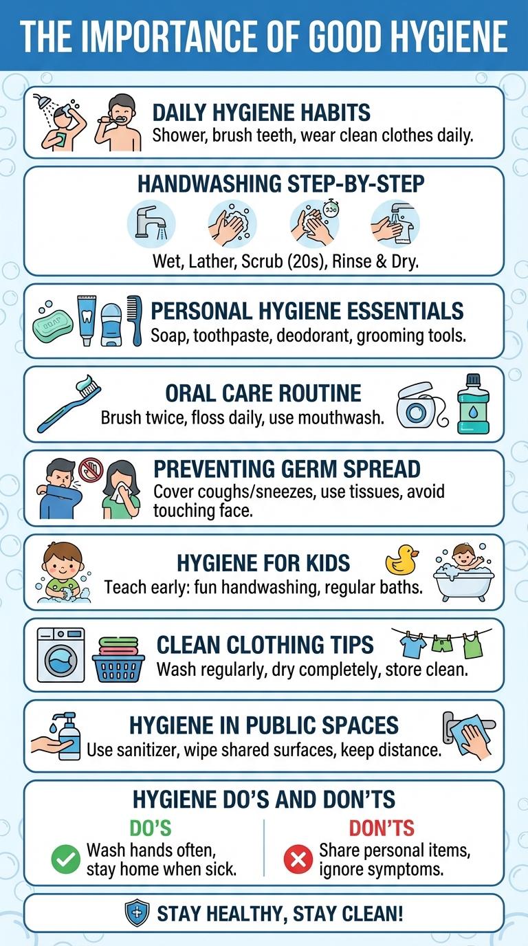 Essential Hygiene Practices: An Informative Infographic