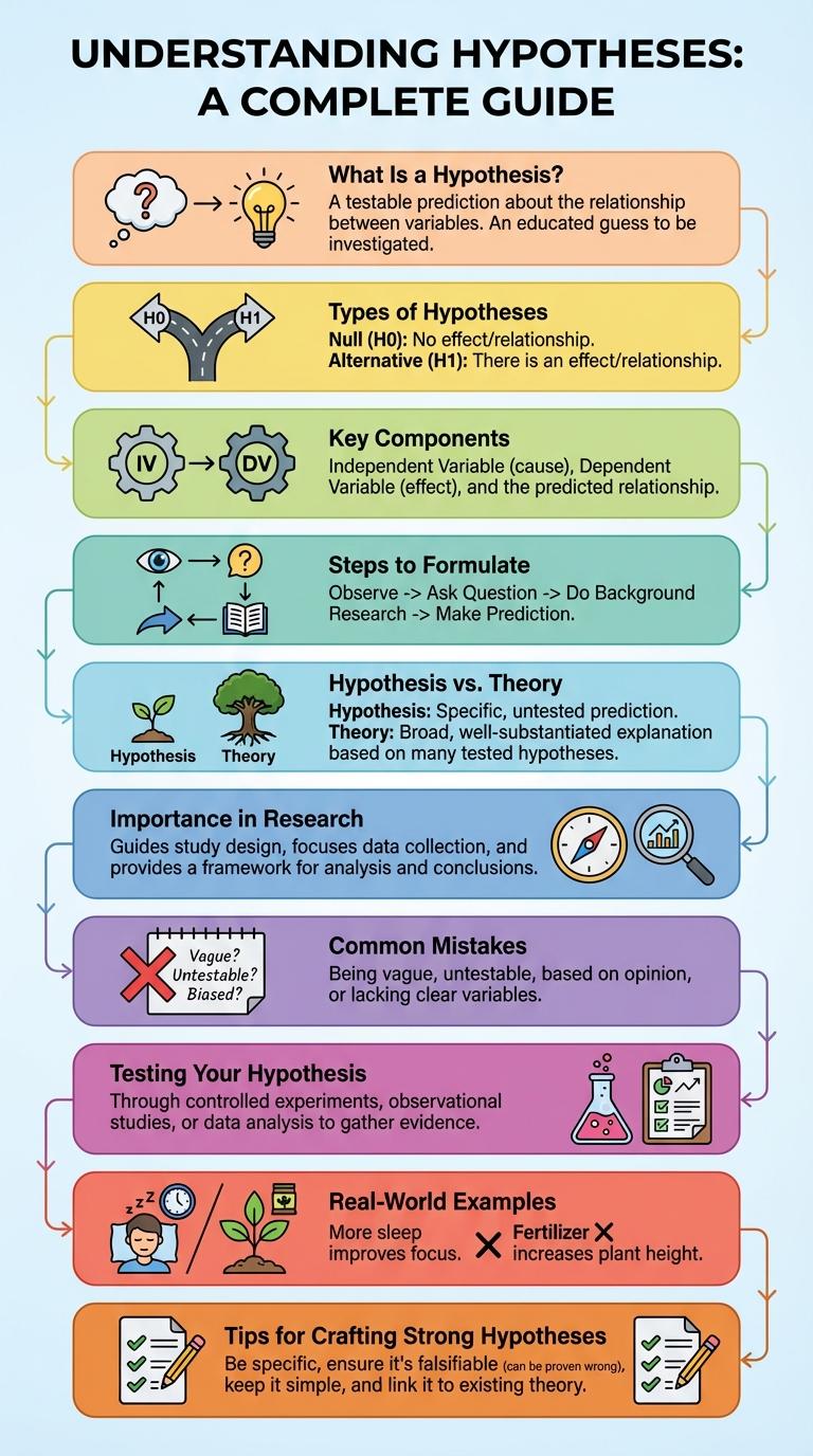 Infographic: Understanding Hypotheses in Research