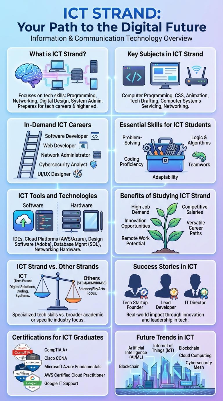 Infographic: Understanding the ICT Strand