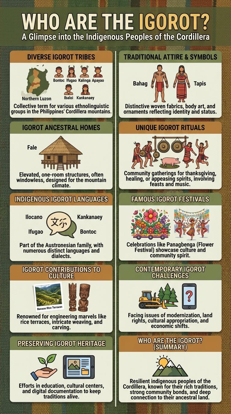 Infographic About the Igorot: Culture, Traditions, and Heritage