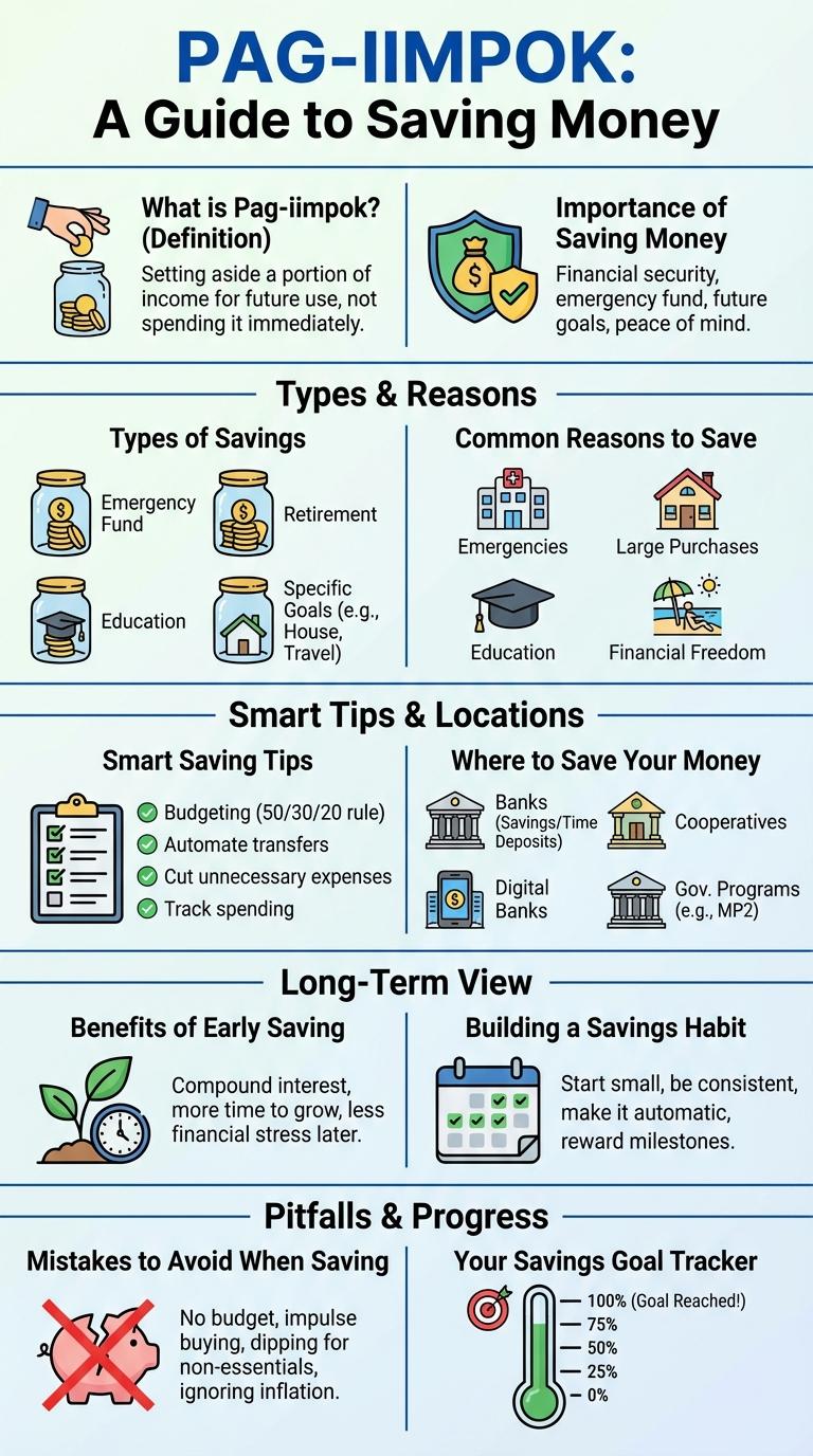 Infographic About Saving: The Importance of Pag-iimpok