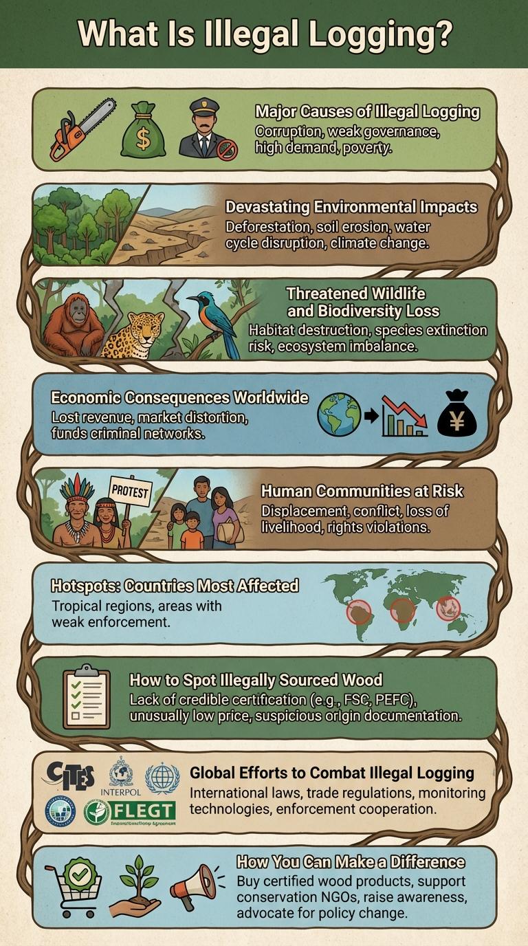 Infographic: The Impact and Consequences of Illegal Logging