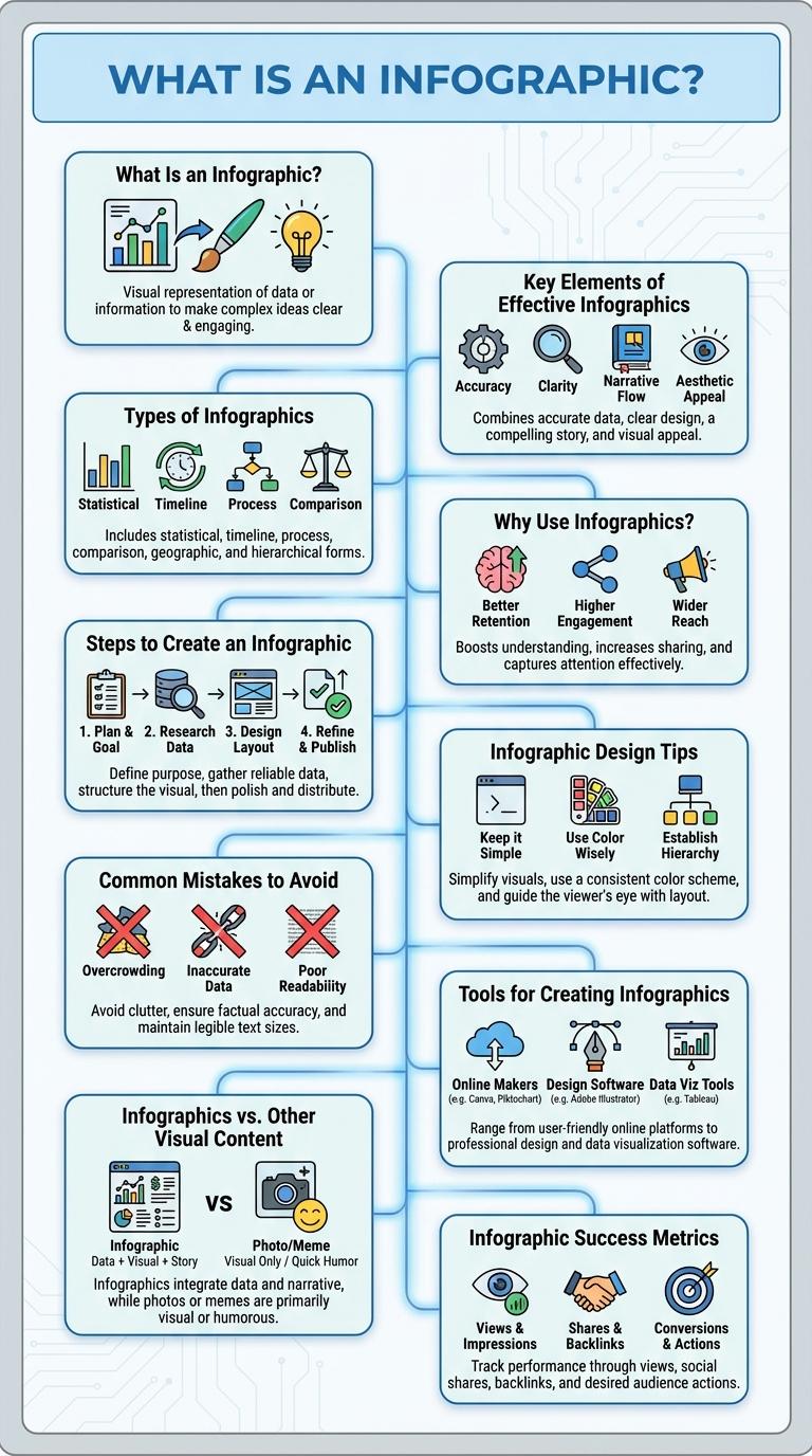 Infographic About Infographics: A Visual Guide to Creating Effective Visual Content