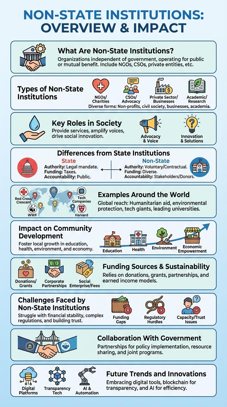 Infographic: Understanding Non-State Institutions