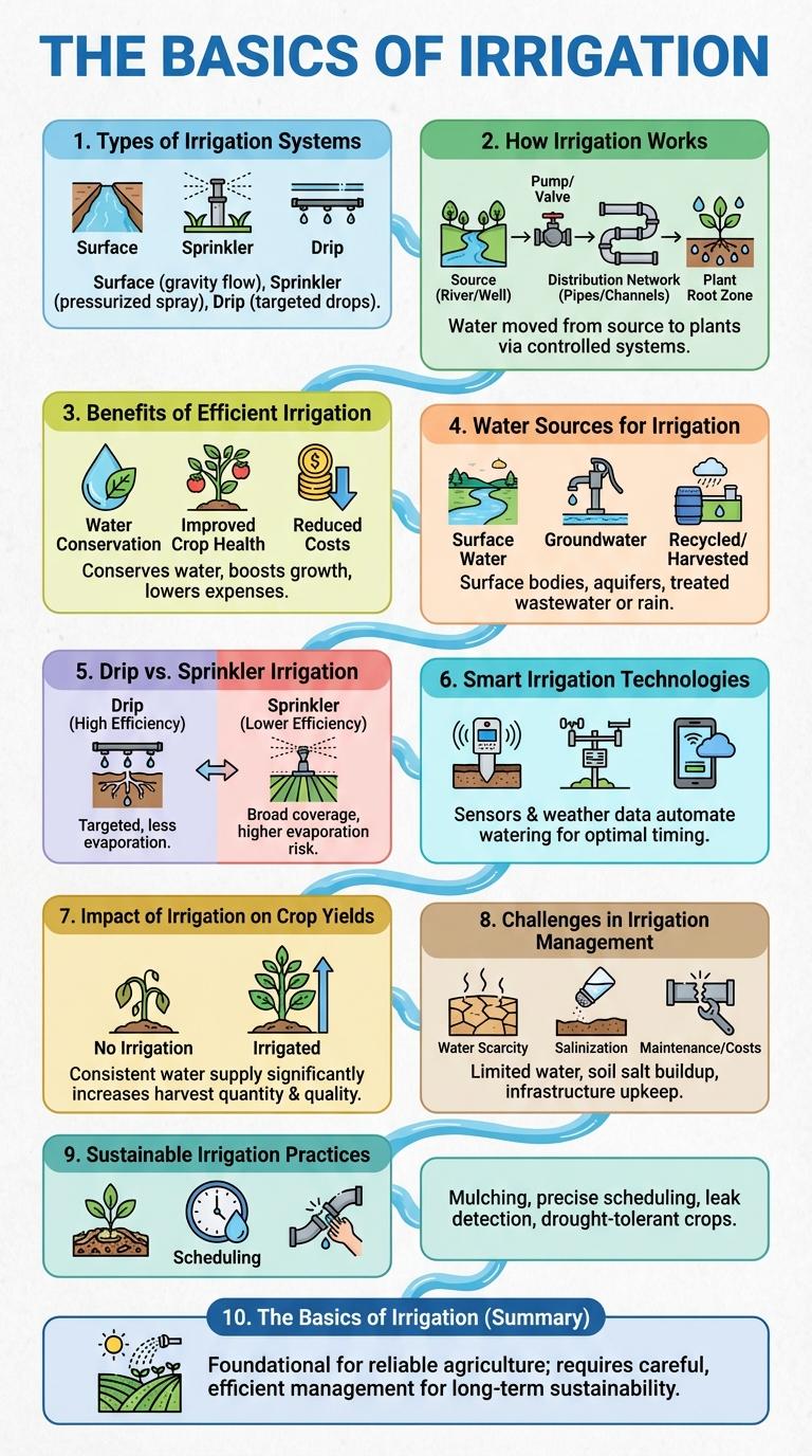 Infographic About Irrigation Systems and Their Benefits