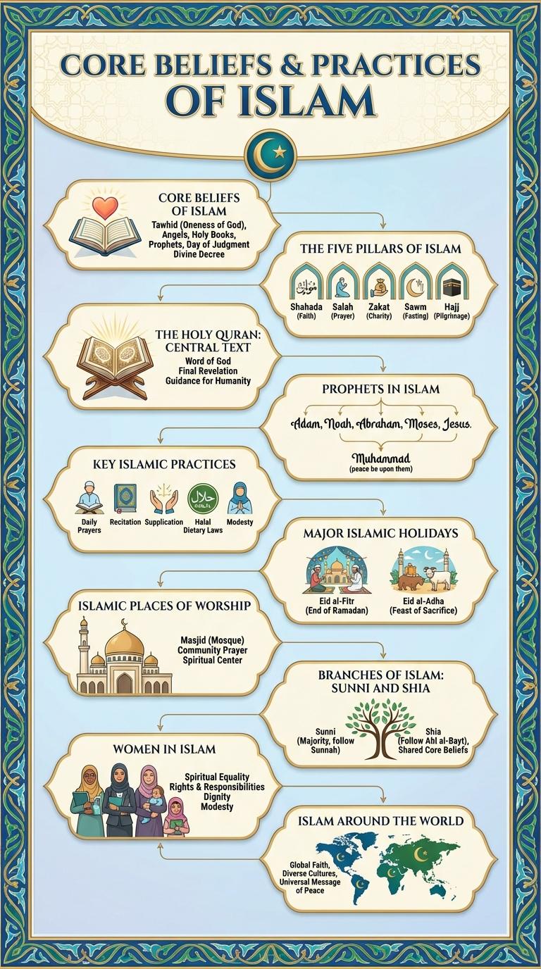 Infographic: Key Facts About the Islamic Religion