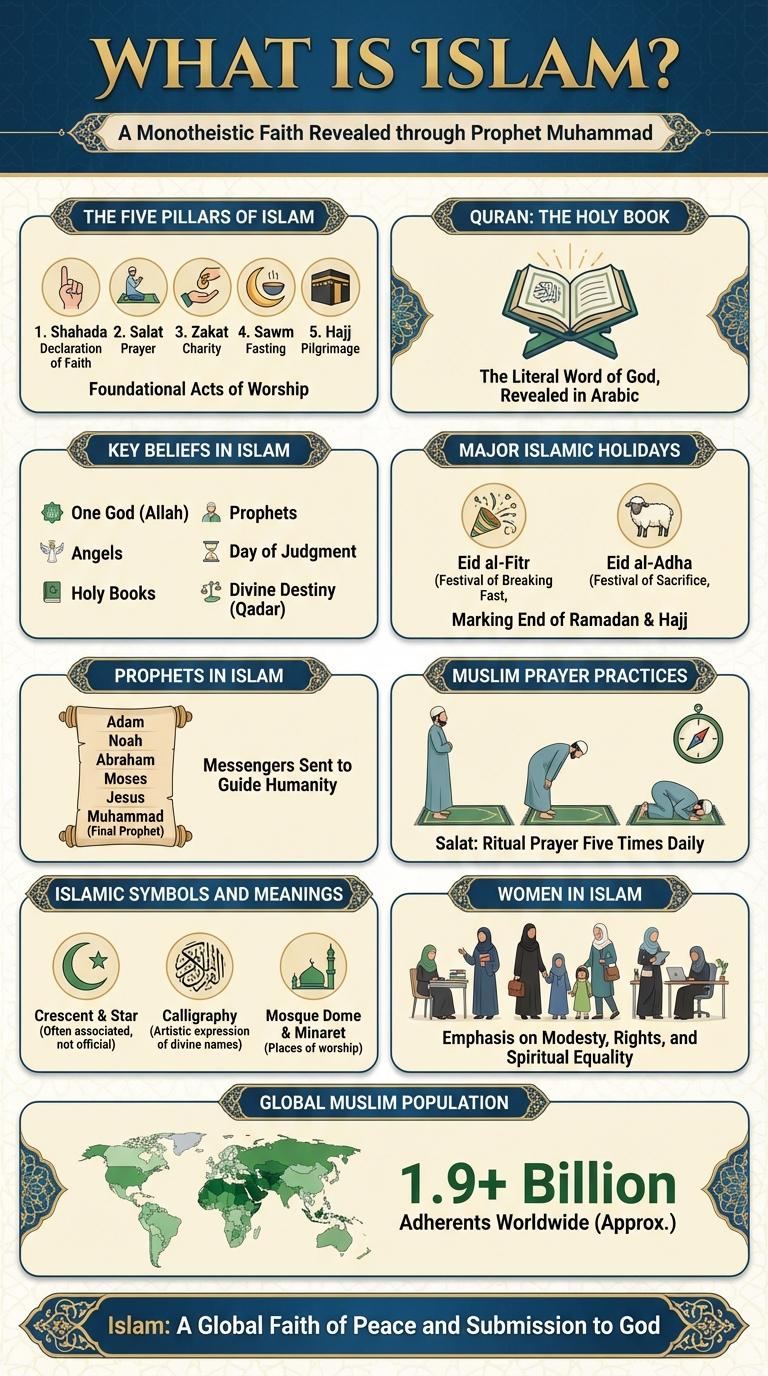 Infographic About Islam: Key Facts and Beliefs