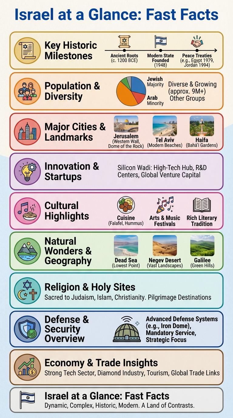 Infographic: Key Facts About Israel