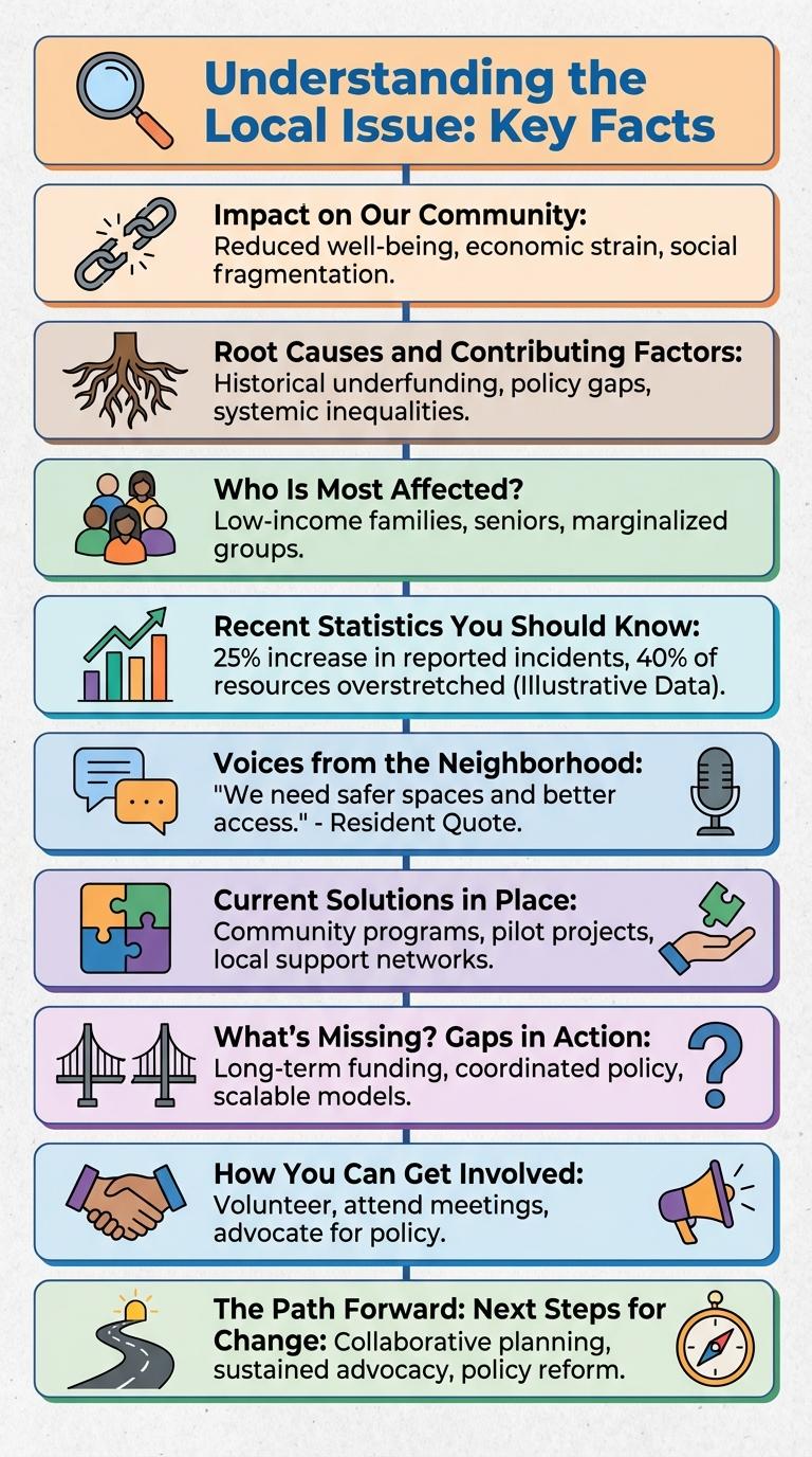 Infographic on a Local Issue