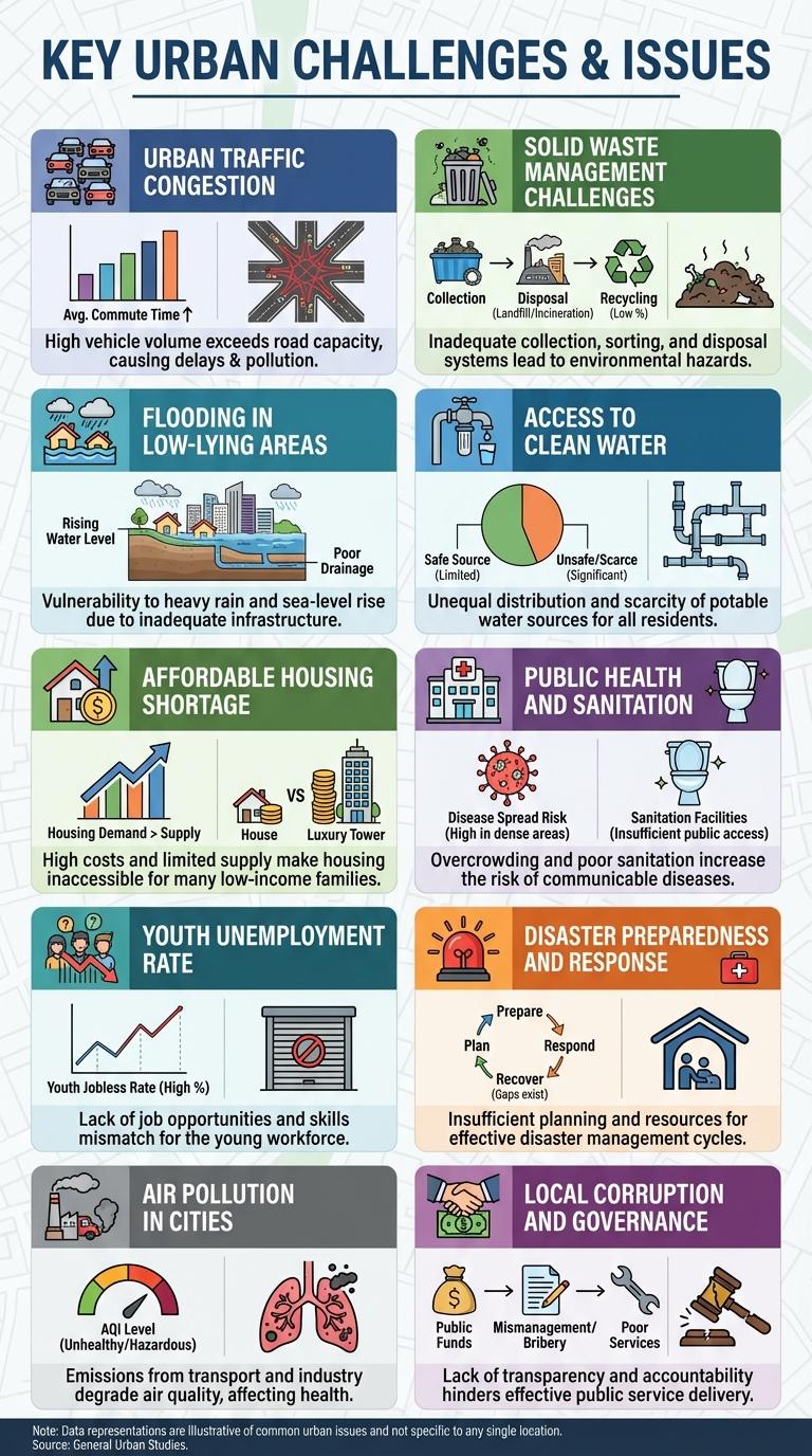 Infographic Highlighting Key Local Issues in the Philippines