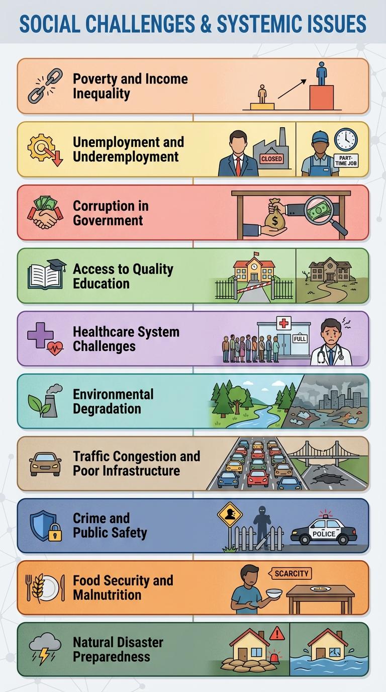 Infographic on Key Issues Facing the Philippines