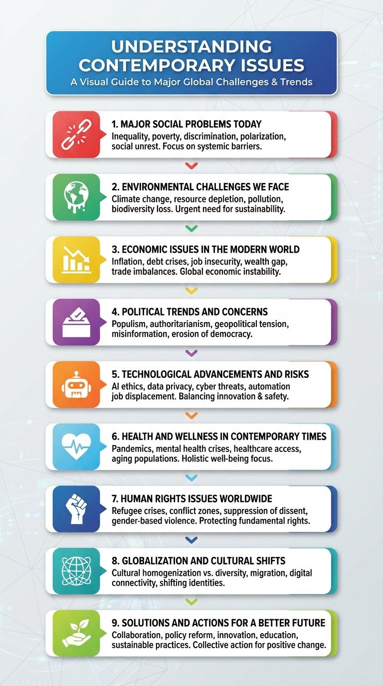 Infographic About Contemporary Issues