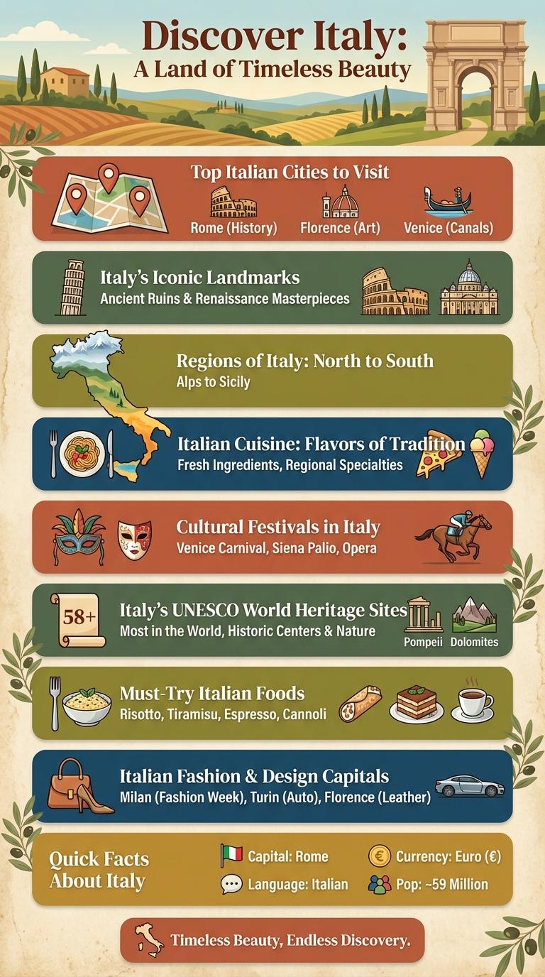 Infographic: Fascinating Facts About Italy