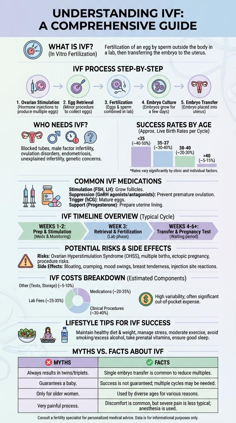 Infographic: Understanding IVF (In Vitro Fertilization)