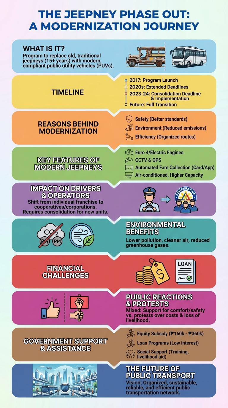 Infographic: Understanding the Jeepney Phase-Out in the Philippines