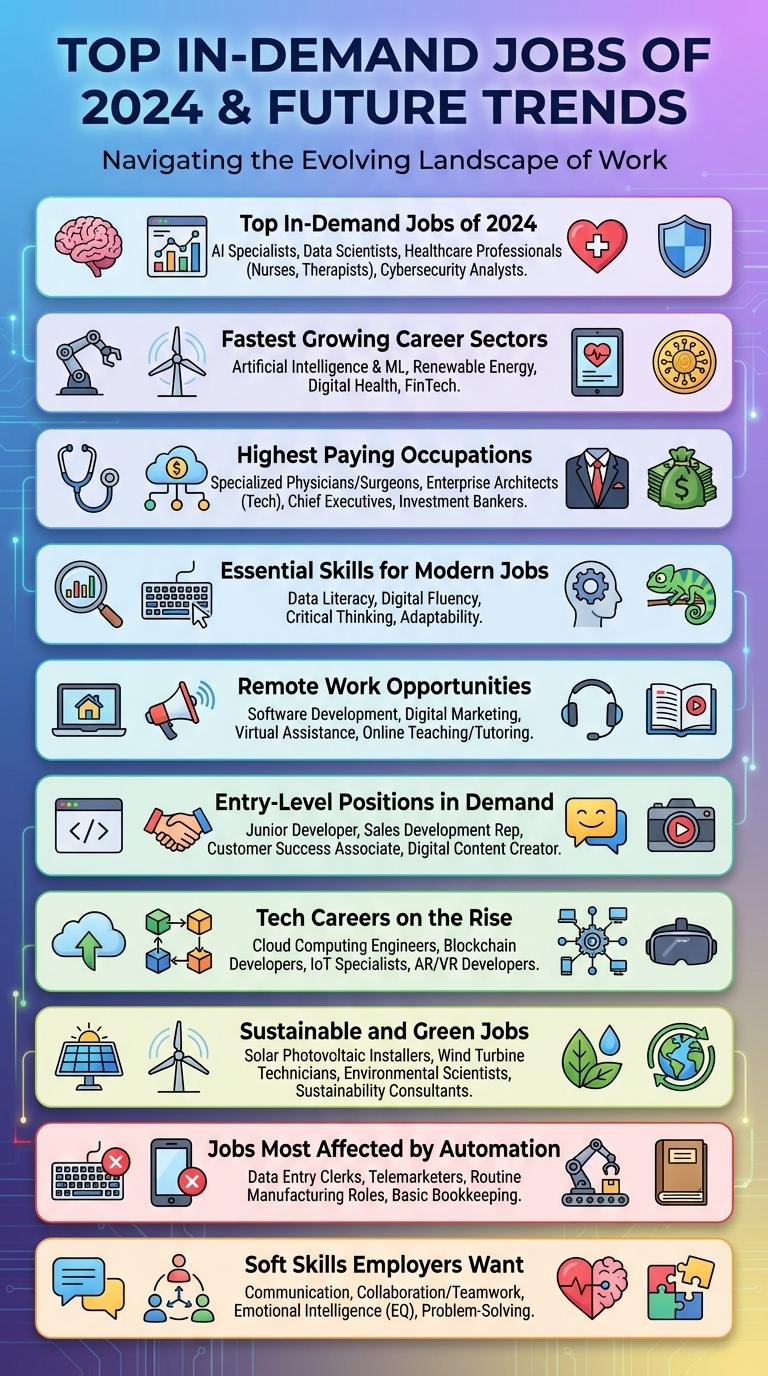 Infographic About Jobs: Key Trends and Opportunities