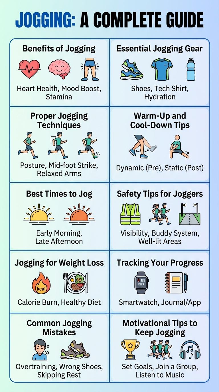 The Ultimate Infographic Guide to Jogging