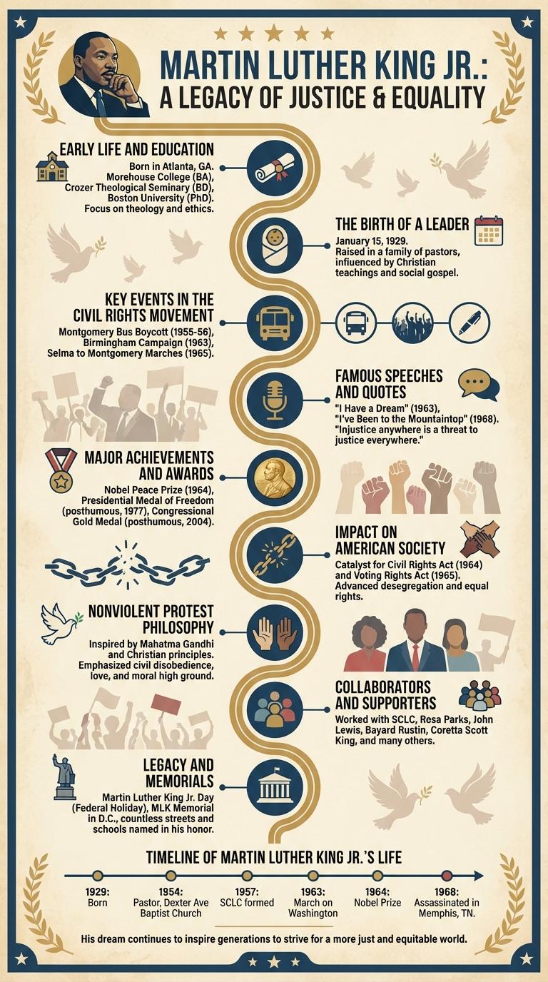 Infographic: Key Facts About Martin Luther King Jr.