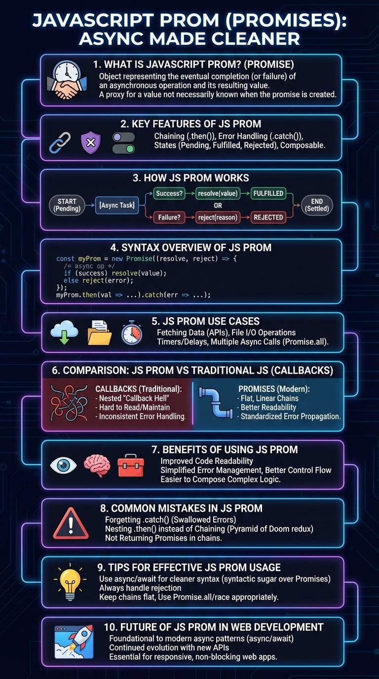 Infographic About JavaScript Promises