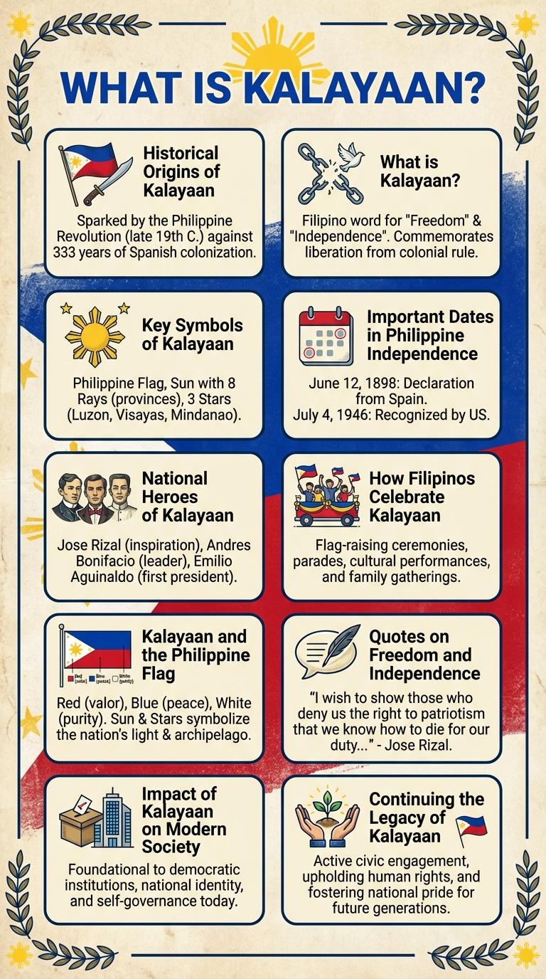 Infographic About Kalayaan: Understanding the Meaning and Significance of Freedom
