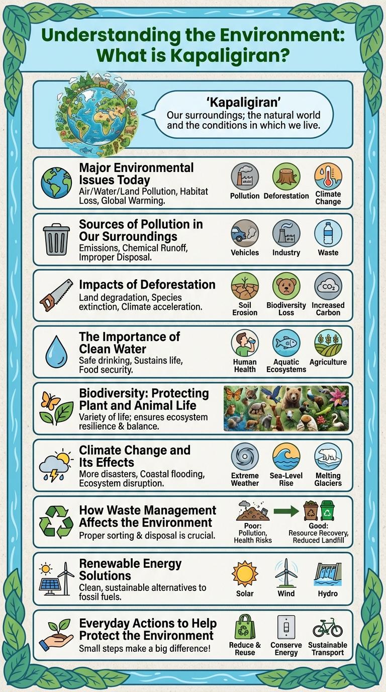 Infographic About the Environment