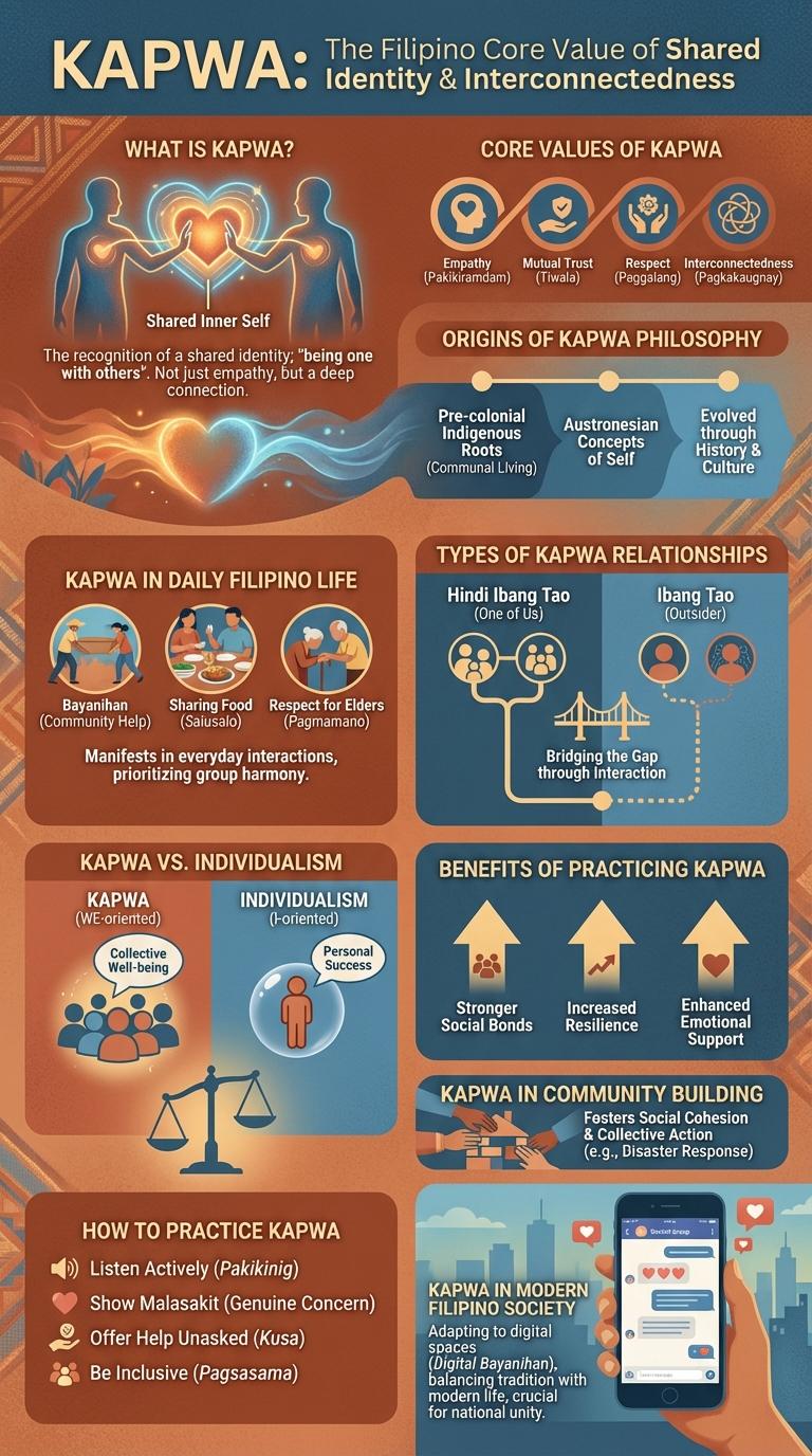 Infographic About Kapwa: Understanding the Filipino Value of Shared Identity