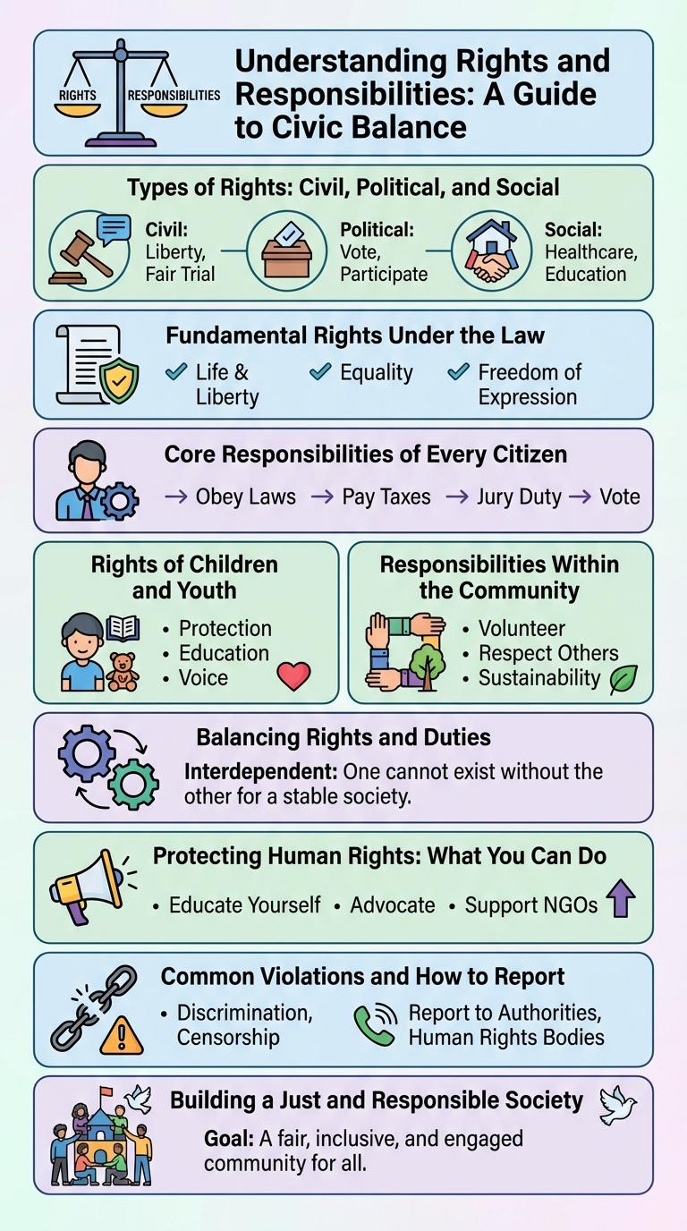 Infographic About Rights and Responsibilities