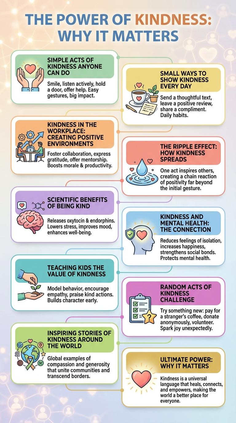 Infographic on the Importance of Kindness