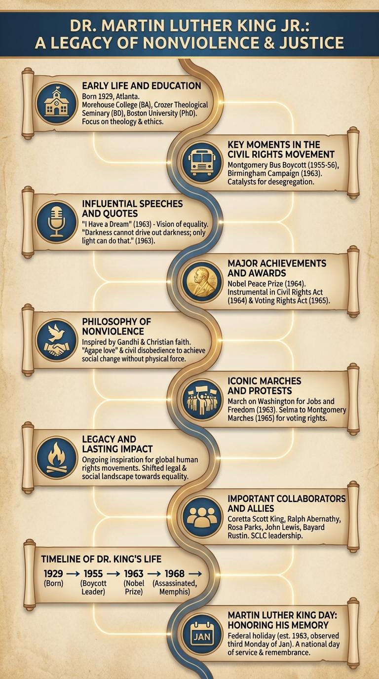 Infographic: Key Facts About Martin Luther King Jr.