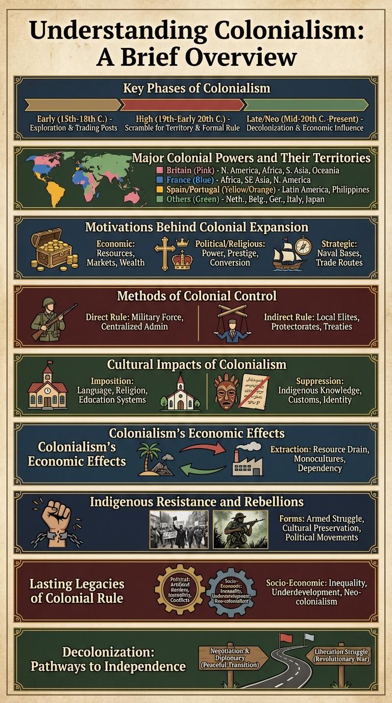 Infographic About Colonialism