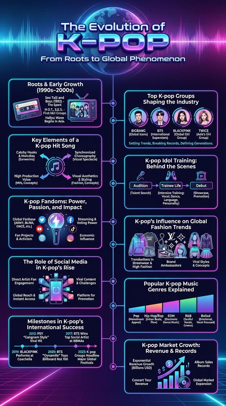 Infographic: A Visual Guide to K-Pop