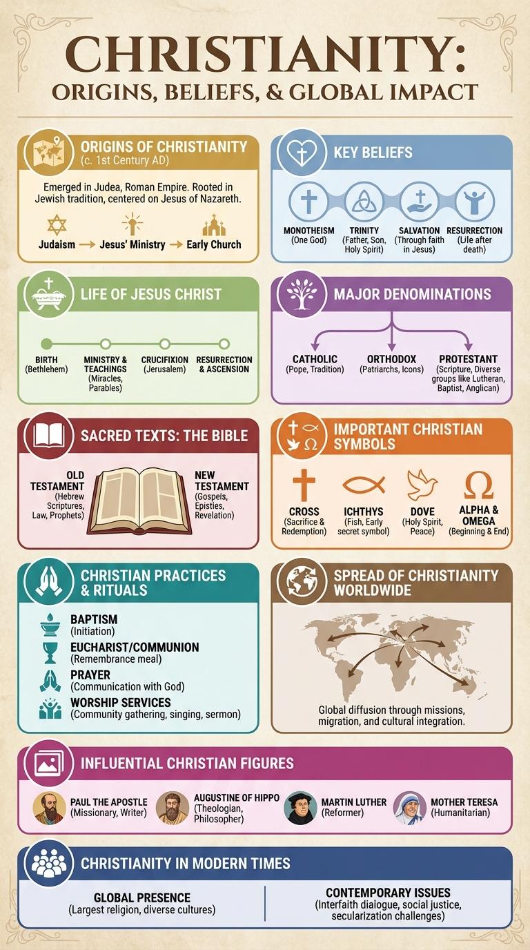 Infographic About Christianity