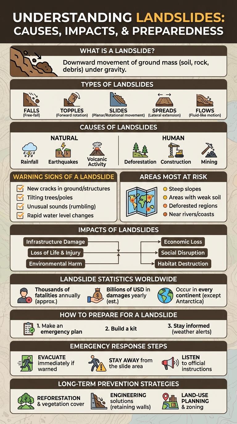Infographic About Landslides