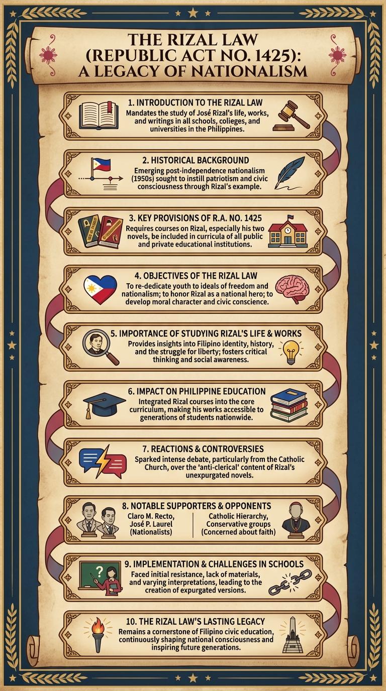 Infographic: Understanding the Rizal Law and Its Significance