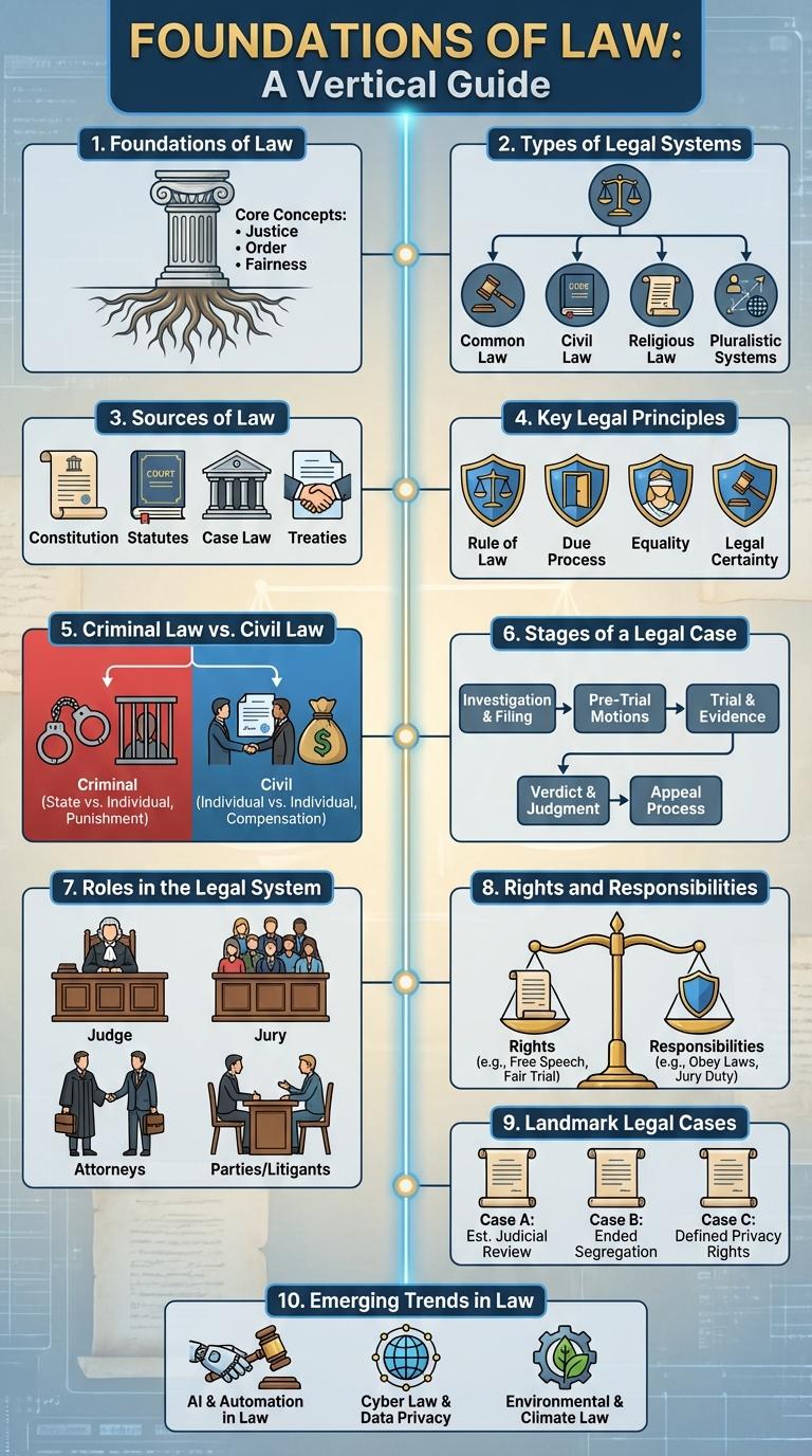 Infographic: Key Facts and Principles of Law